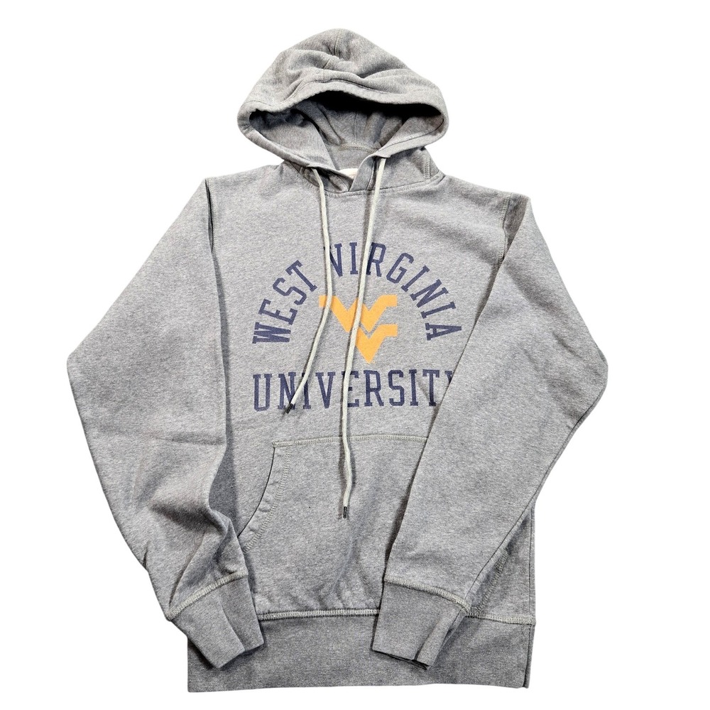 West Virginia Mountaineers Sweatshirt Mens Small Gray NCAA Football League